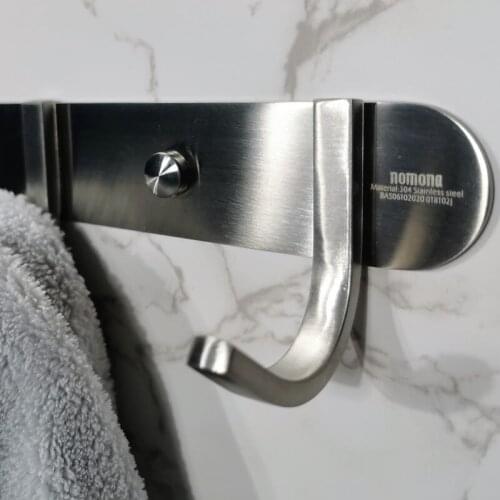 Excellent Quality SS304 Stainless Steel Bathroom Kitchen Wall Mounted Robe Hook