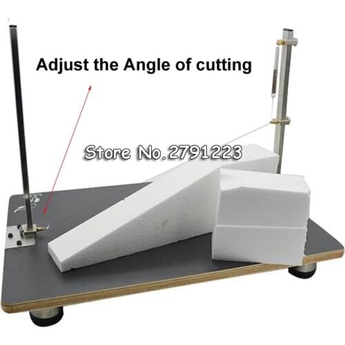 New Transverse Foam Cutting Machine 110V/220V 38*58cm Hot Wire Foam Cutter Table Foam Slitting Machine Styrofoam Cutter Tool