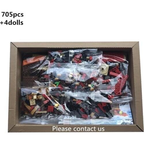 NEW Ninja Destinys Bounty Ferry Dragon Boat Sailing Building Blocks Movie Classic Model Set Bricks Kids Toys For Children Gifts