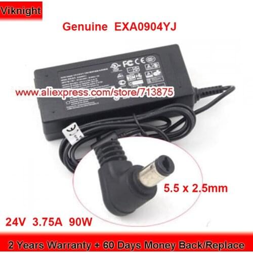 Genuine EXA0904YJ 90W Charger 24V 3.75A AC Adapter for ENERTRONIX Power Supply