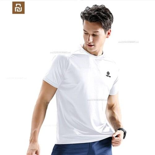 Xiaomi youpin casual solid color T-shirt outdoor mens round neck short-sleeved summer breathable quick-drying sports top