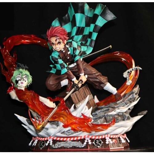 Presale Demon Slayer PT NB studio Ghost Slayer 1/ 4 size 43.5cm*46.5cm*53cm Tanjiro Ghost Slayer Blade GK Limited Statue Figure