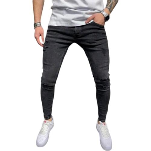 Рваные джинсы для мужчин Pybcvrrd China At AliExpress