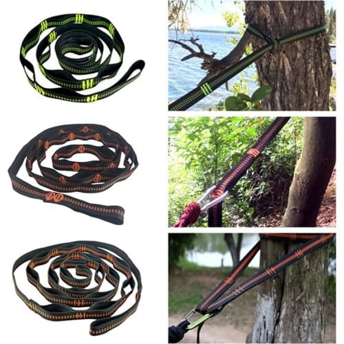 Super Strong Hammock Straps with Carabiners Buckles Camping Hiking Hamac Tree Hanging Belt Rope Swing Aerial Yoga Bind Rope New