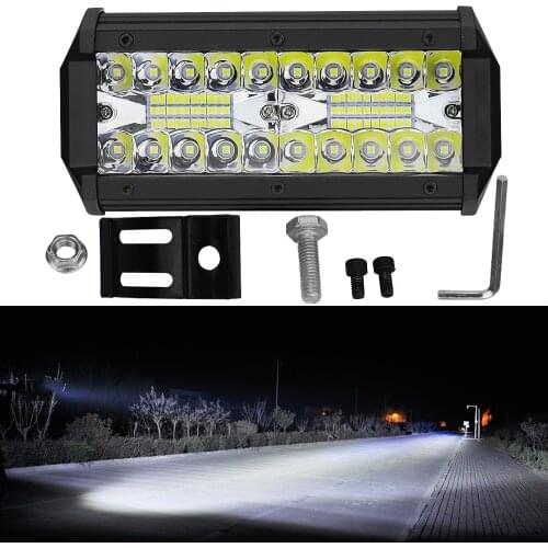 High Power Super Bright Car Led Light Bar 60w Bar Barra Spotlight Off Road LED Work Light 12V 24V For Car Truck 4X4 4WD SUV ATV