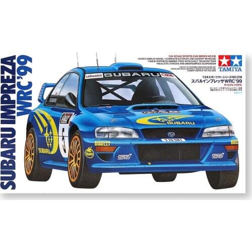 Tamiya 24218 1/24 Model Rally Car Kit Subaru Impreza WRC 99 GC8 Burns/Kankkunen