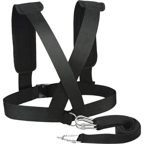 Fitness Sled Harness Workout Speed Trainer with Pulling Strap for Resistance Training Equipment