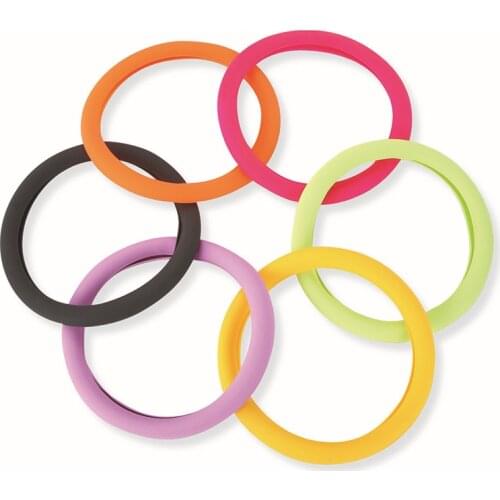 Universal Car Decoration Silicone Skidproof Steering Wheel Case Cover Shell Car Interior Products Accessories Beautiful Odorless