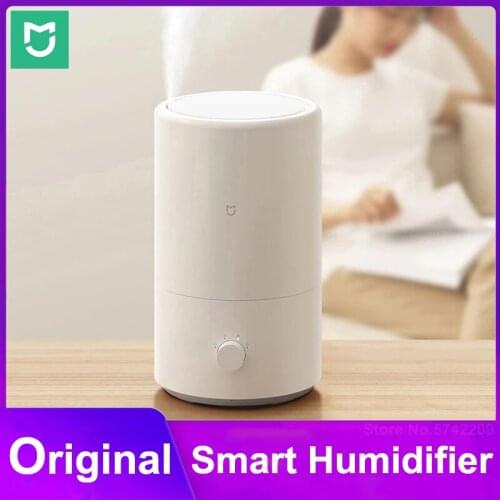 XIAOMI Mijia Smart Humidifier 4L Large Capacity 3 Gears 300ml/h Spary Volume Silver Ion Antibacterial APP Control Low Noise