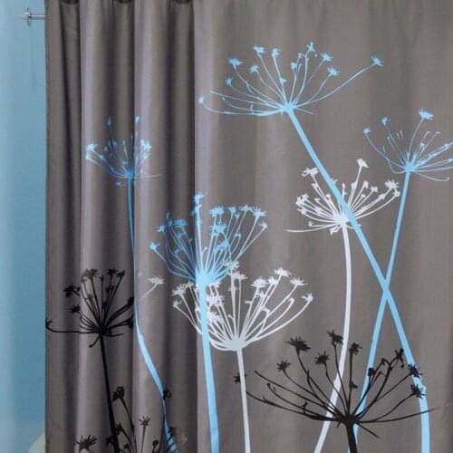 180*180cm Dandelion Bathroom 3D Waterproof Polyester Shower Curtain Bath Curtain Waterproof Mouldproof Fabric Bathroom Accessory
