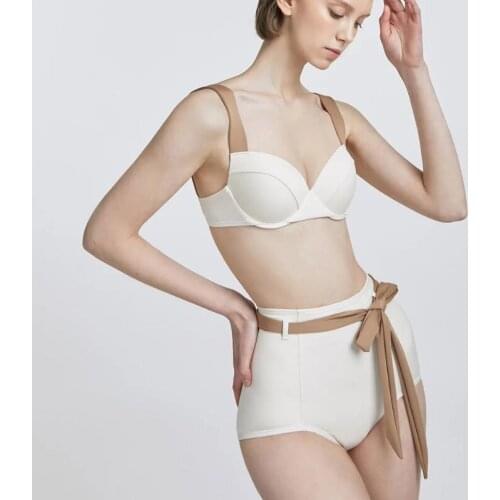 BeeHouse womens swimming suit sexy bikinis set Skirt Suits bodysuit female two piece set for girls Retro swimwear women 2021