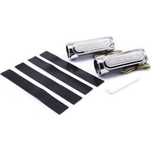 1.25'' Chrome Driving Turn Signal Running Light For Motorbike Highway Crash Bar