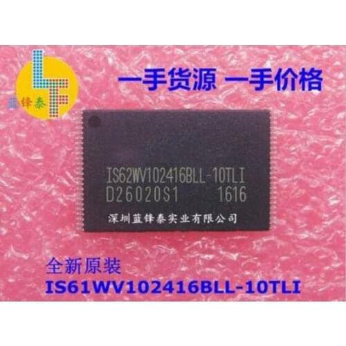 100% original 5PCS IS61WV102416BLL-10TLI 16M 3.3V TSOP48