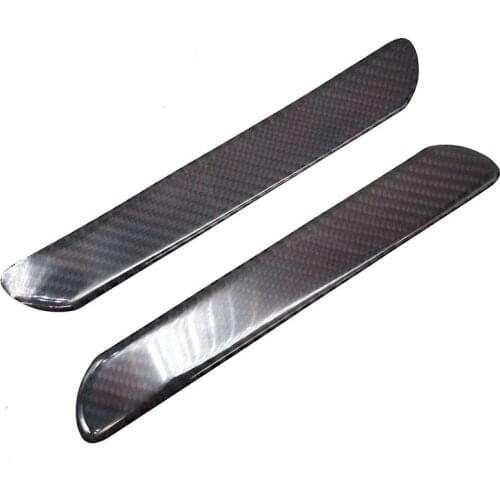 2 PCS 258mm*38mm Carbon Fiber Door Sill Scuff Plates ProtectorsFit For All Cars Trucks SUV