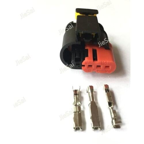 3 Pin Waterproof Automotive Wire Connector Sealed Sensor Fuel/Diesel Injector Ignition coil Connector AMP Tyco 284425-1