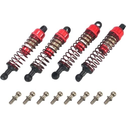 4Pcs Metal 55-67mm Shock Absorber Damper Spring for SG1604 UD1602 RC Hobby Model Car Off-Road Crawler Buggy Truck Accs parts