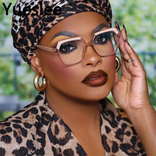 49324 Plastic Titanium Square Anti Blue Light Cat Eye Glasses Frame Men Women Optical Fashion Computer Eyeglasses