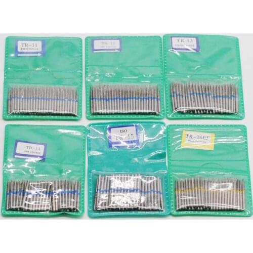 50Pcs/Pack Dental Diamond Tools FG High Speed Burs Dia-burs Dental Drills TR Series Dentistry Lab Supplies