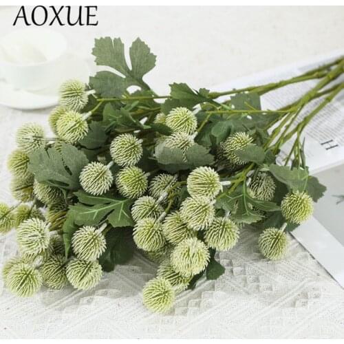 AOXUE Cute simulation PE fruit small hydrangea single branch pine cone ball home decoration fake plants artificial fake flower