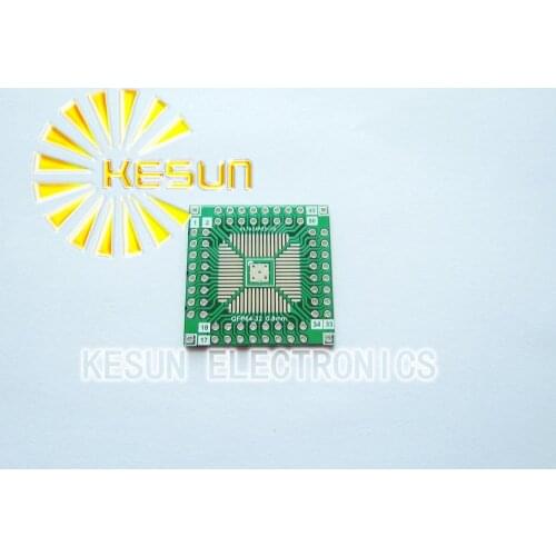 FREE SHIPPING 20PCS QFP64 QFN64 turn DIP64 0.5MM 0.8MM IC adapter Socket / Adapter plate PCB
