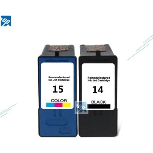 For Lexmark 14 15 Black & Color Ink Cartridges for lexmark 14 15 For Lexmark Z2300 Z2320 X2650 X2600 X2670 Printer