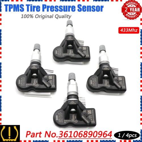 Xuan TPMS Tire Pressure Monitor Sensor 36106890964 for BMW X1 X3 X4 Z4 2 3 4 5 6 7 320I Mini COOPER R60 ROOLS ROYCE Ghost 433Mhz