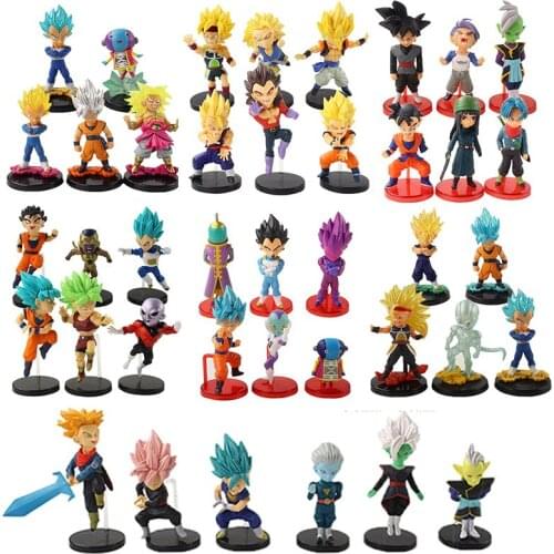 Dragon Ball Z Broli Goku Gogeta Gohan World Super Saiyan Clolsseum Anime Action Figure Collection Model Toy