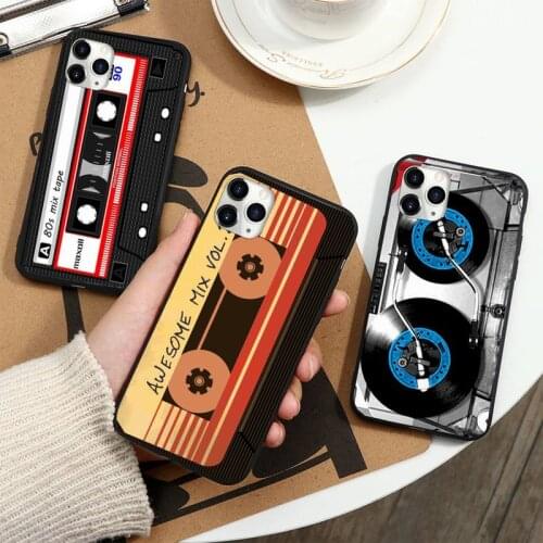 CLASSIC RETRO CASSETTE Phone Case for iPhone 11 12 pro XS MAX 8 7 6 6S Plus X 5S SE 2020 XR high quality Anti-fall capa