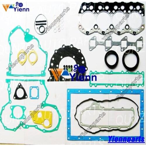 S4S S4SD Full Overhaul Gasket Kit With Cylinder Head Gasket For Mitsubishi 32A94-00010 32A01-02201 FD20 FD25 FD28 FD35A Engine
