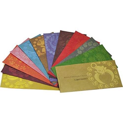 12 Color Cash Envelopes, Tear and Water Resistant Cash Envelope Budget System for Monthly Budgeting and Saving Money