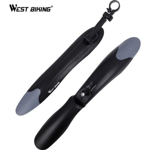 WEST BIKING 1 Pair Bike Fenders MTB Bicycle Mudguard Wings 24 26 27.5inch For Mountain Bicycle Front/Rear Fenders Bicycle Parts