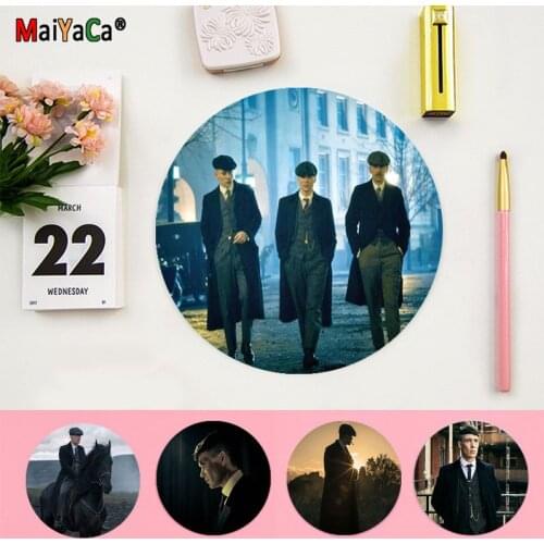 Maiyaca Simple Design Peaky Blinders Thomas Shelby Soft Gaming Mouse Pad Computer Anti-Slip Laptop Mice Pad Mat gaming Mousepad