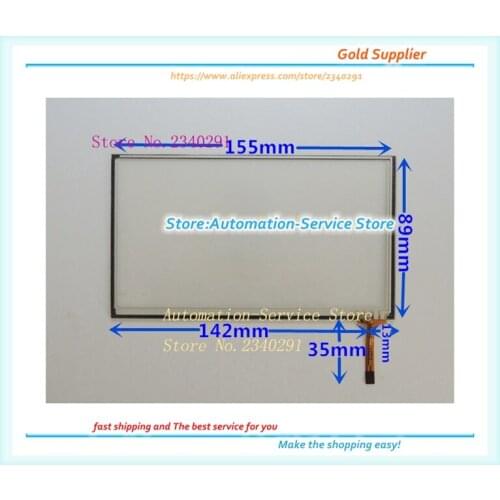 New 6.5 Inch Touch Screen For Car Navigation Screen Video Interphone Industrial Touch Panel 155*89