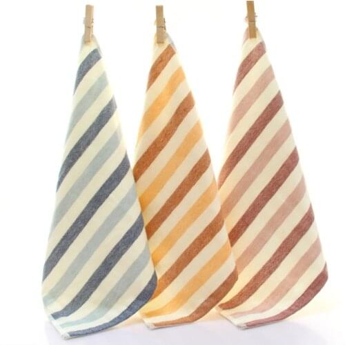 34*34cm 100% Cotton Face Towel Fast Drying Travel Gym Camping Sports Soft Handchief Thick Towels