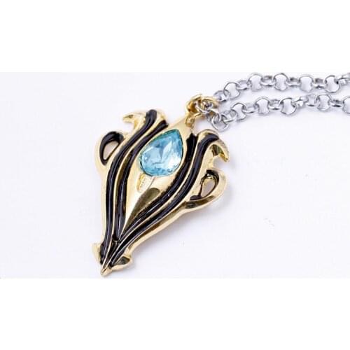 Hot Cartoon Movie Anime Fire Emblem Pendant Necklace black golden Fashion Cool Classic Chain Choker Of Charm Nice Gifts