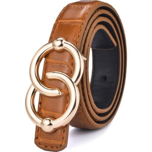 New style womens Belts Luxury design Alloy buckle Fashion Children Belts High Quality Boys Girls Kids Belt jeans Waist Belts