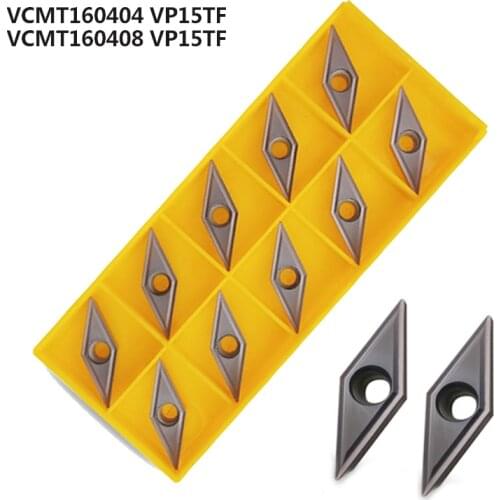 VCMT160404 VCMT160408 VP15TF UE6020 US735 Carbide insert EXternal turning Tool CNC lathe tool blade for SVJCR SVVCN SVQCR SVUCR