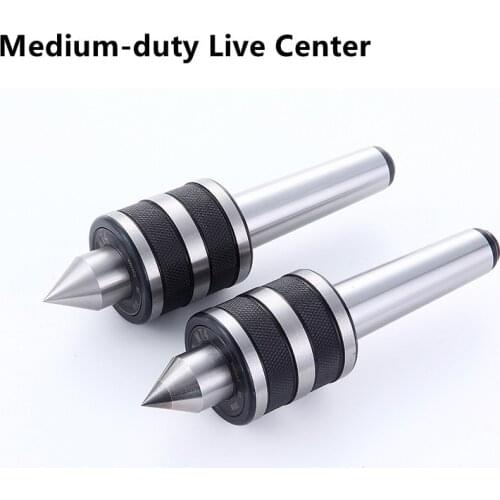 Medium Duty Live Center Accuracy 0.005 MT2 MT3 MT4 For Lathe Machine Revolving Centre Limiting Speed 2000 Alloy Live Centre