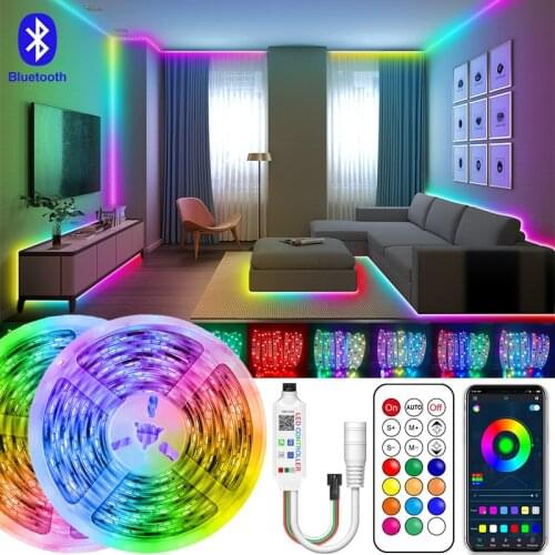 Dream Strip WS2811 Addressable Led Strip Lights Smart App Controller 5M-20M Lamp Led Flexible Tape Diode DC 12V Adapter For Room