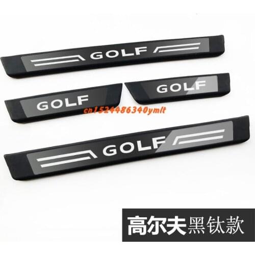 For Volkswagen Golf 6 Golf 7 High-quality stainless steel Plate Door Sill Welcome Pedal Car Styling Accessories