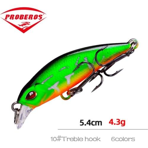 1PCS 4.3g 5.4cm jerkbait Wobblers crankbaits hardbait Minnow Japan camping outdoor fishing lure for fishing