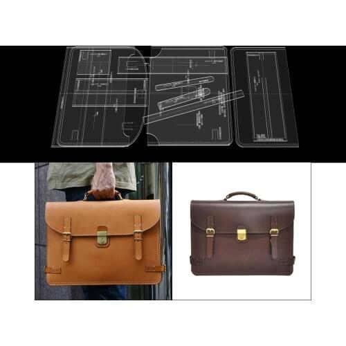 1 PC handbag sewn pattern Acrylic coin bag template DIY handmade leather crafts supply