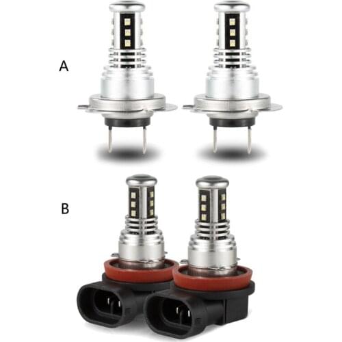 Highlight LED Fog Bulbs H7 H8 H9 H11 9005 5202 H4 High Power Super Bright 6500K Headlamp Fog Light Replacement Kit 2Pcs