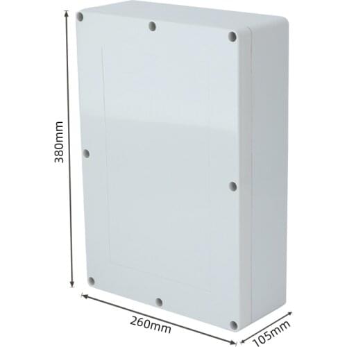 380*260*105MM IP65 Series Small Waterproof Junction Boxes Outdoor Electrical Enclosure Case Wiring Connection Box