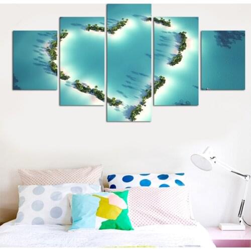 5 Pcs Love Design Posters Painting On The Wall Modern Home Wedding Decor Canvas Picture Art Print Painting On Canvas (No Frame)