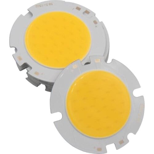 [ALLCob] 1pcs 5pcs 10pcs round COB chip DIY Light Source 100lm/w 60mm 42mm COB led Cold Warm Nature White for downlight