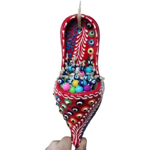 Big Size Turkish Ceramic Wall-Door Hanger With Turkish Evil Eye Concept