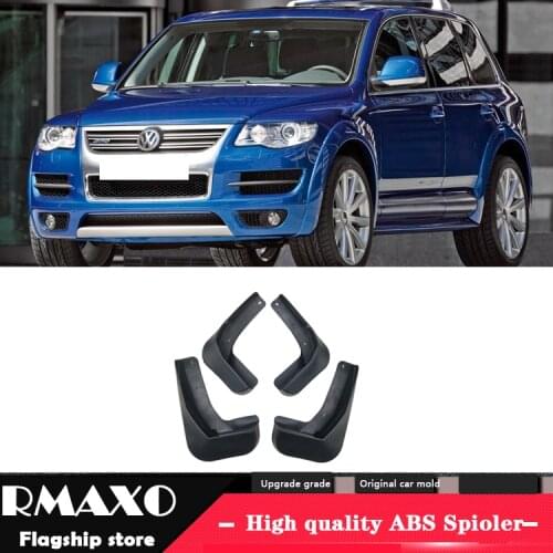 For V W Tou areg 2007-2010 Mudflaps Splash Guards Front rear Mud Flap Mudguards Fender Modified special