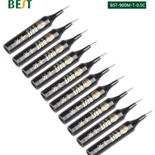 BST-900M-T-0.5C 10P/Lot Lead-Free Soldering Solder Iron Tips Welding Tools For Hakko 936 fx888/888D SAIKE 909D/852 CXG 936d