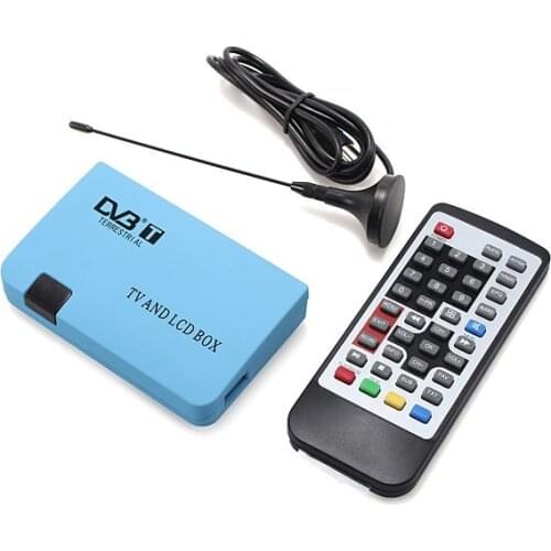 Digital TV Box LCD VGA/AV Tuner DVB-T FreeView Receiver DVB VGA 02 for PC monitor TV sets